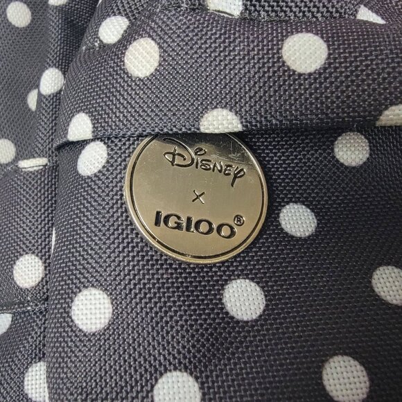 Disney X Igloo Polka Dot Cooler Backpack Glitter Bow I Love Lego Land Key Chain - Picture 6 of 8